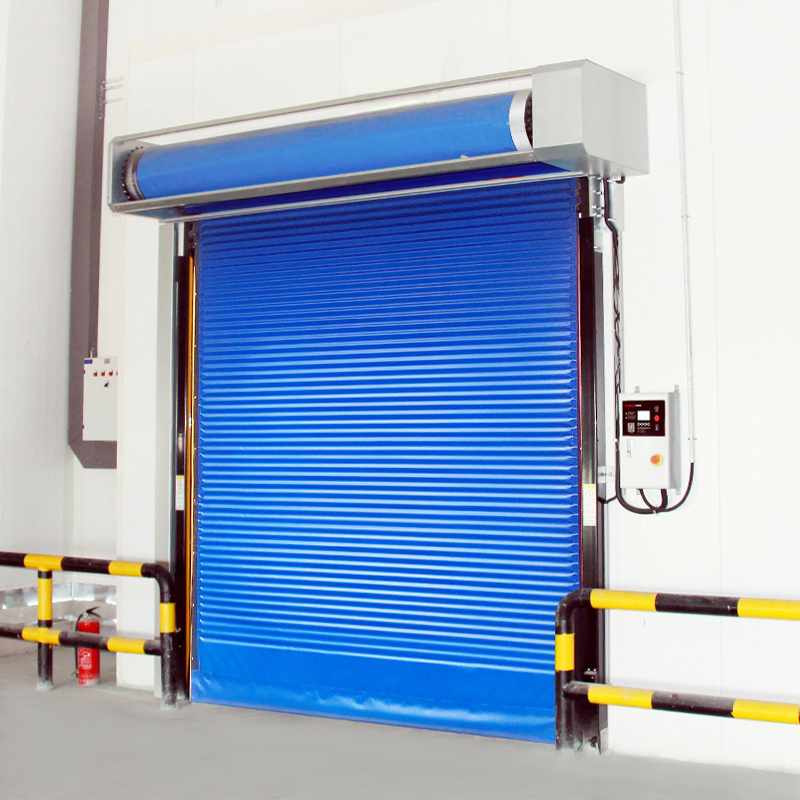 Porta rápida industrial do armazenamento frio da isolação térmica HSD06
