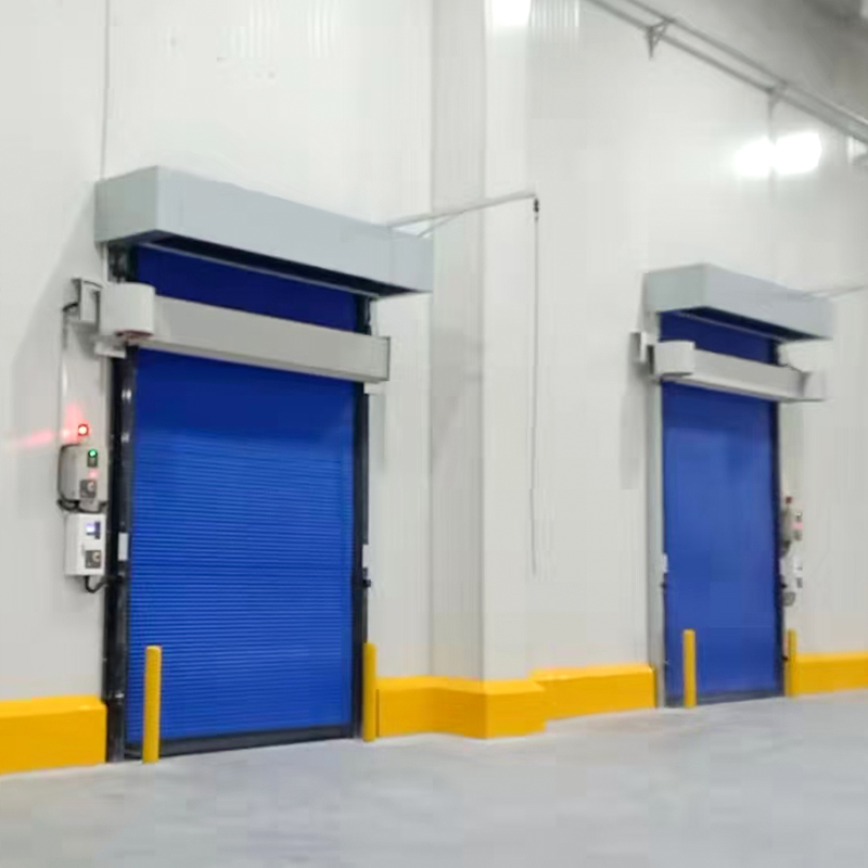 Porta rápida industrial do armazenamento frio da isolação térmica HSD06